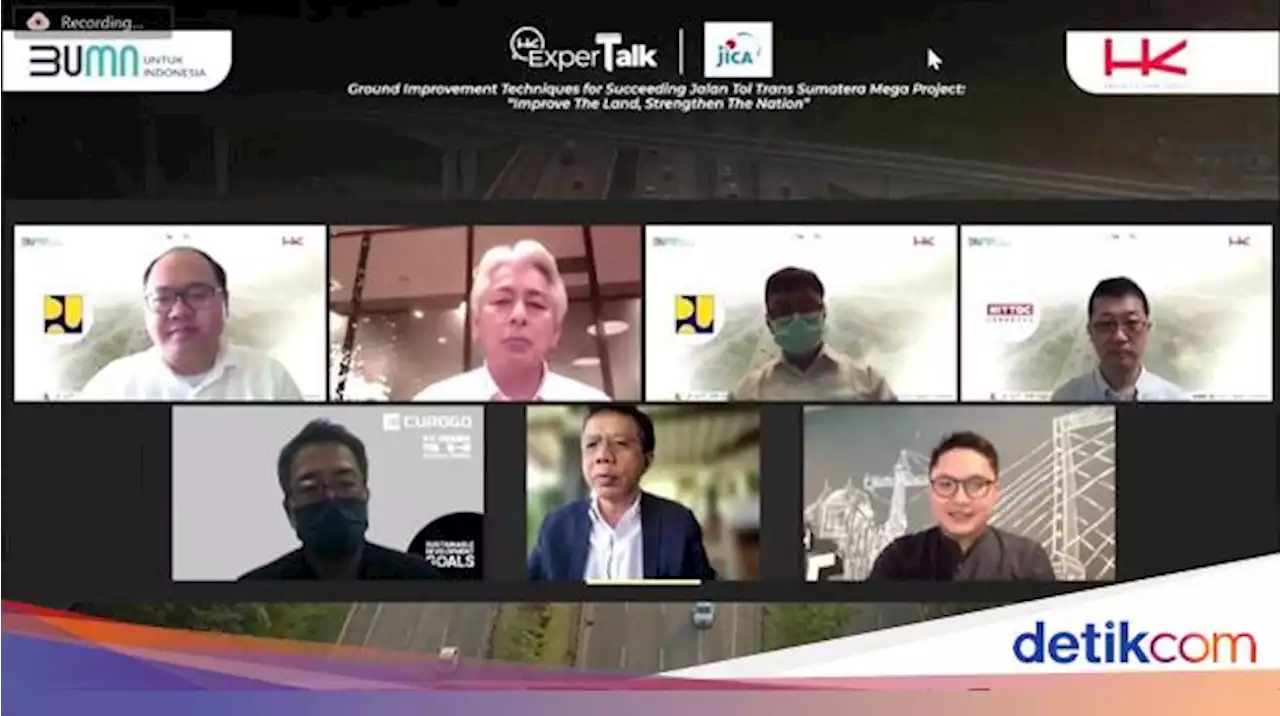 Sukseskan Tol Trans Sumatera, HK-JICA Gelar Webinar Teknik Perbaikan Tanah