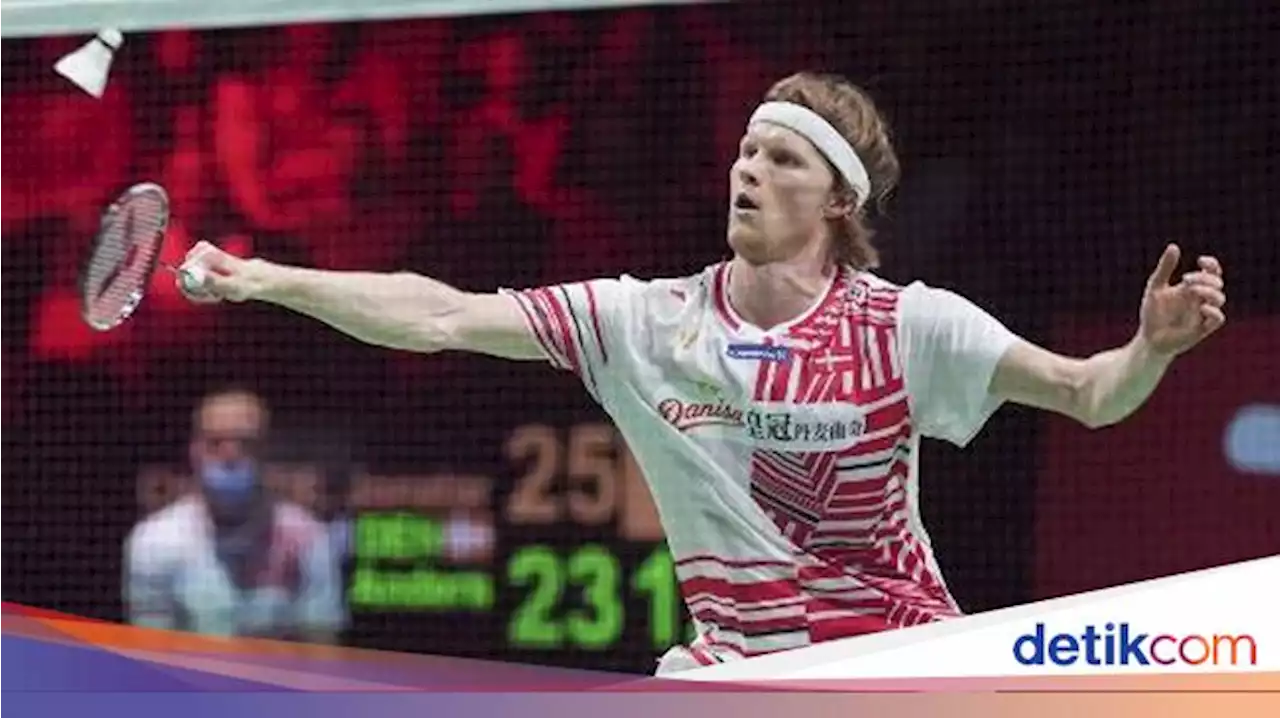 Anders Antonsen Cedera, Batal Main Lagi di Tiga Turnamen Ini