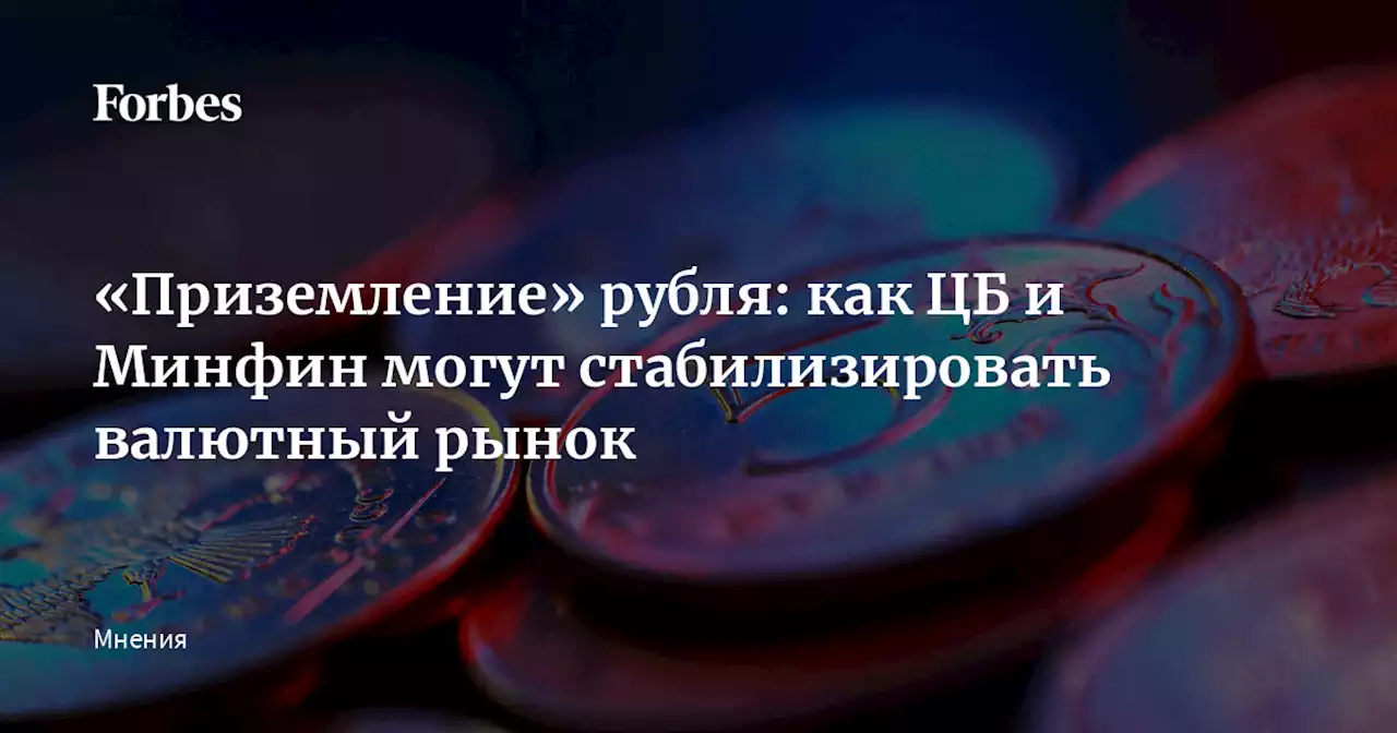 «Приземление» рубля: как ЦБ и Минфин могут стабилизировать валютный рынок