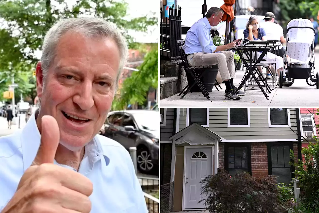 De Blasio back in Park Slope after pricey extended stay at ritzy Brooklyn hotel