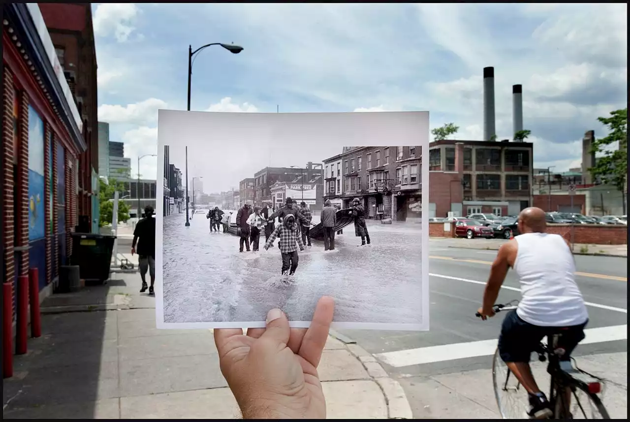 Photos: Agnes flood, then and now