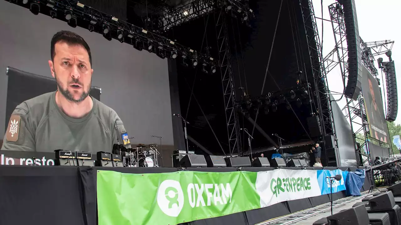 Zelenskyy addresses Glastonbury, as Ukrainian act promises 'special surprise' for the crowd