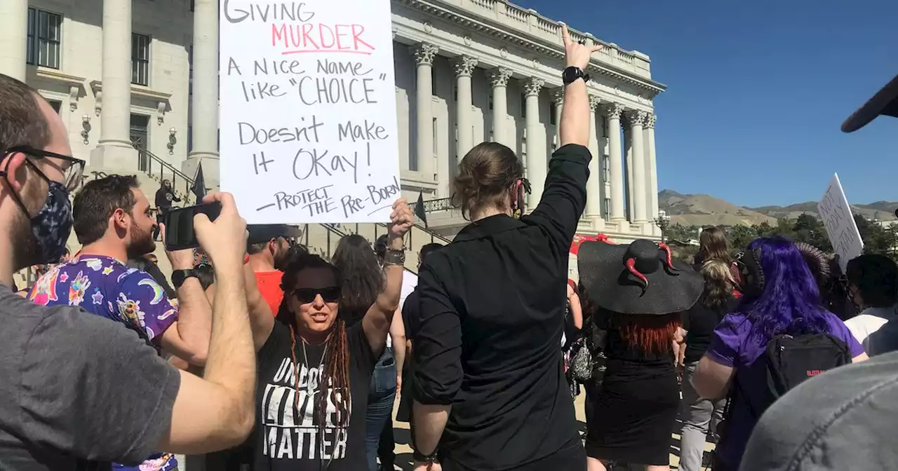 Utahns cheer and jeer the end of Roe v. Wade