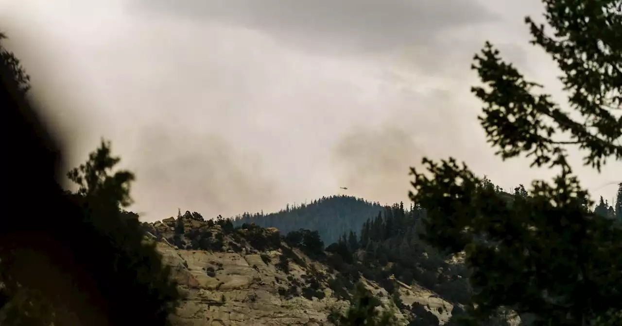 Wildfire burning outside Bryce Canyon National Park grows to 4,600 acres, remains 5% contained