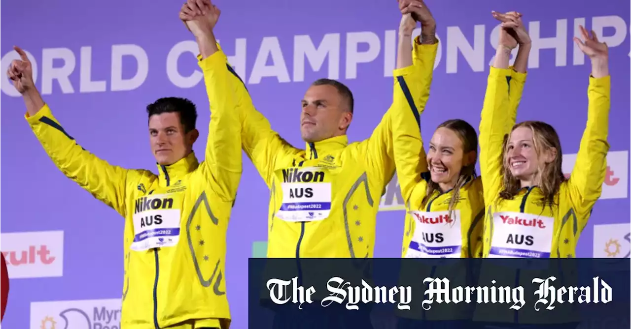 Swimming: Australia breaks world record in freestyle event at swimming championships