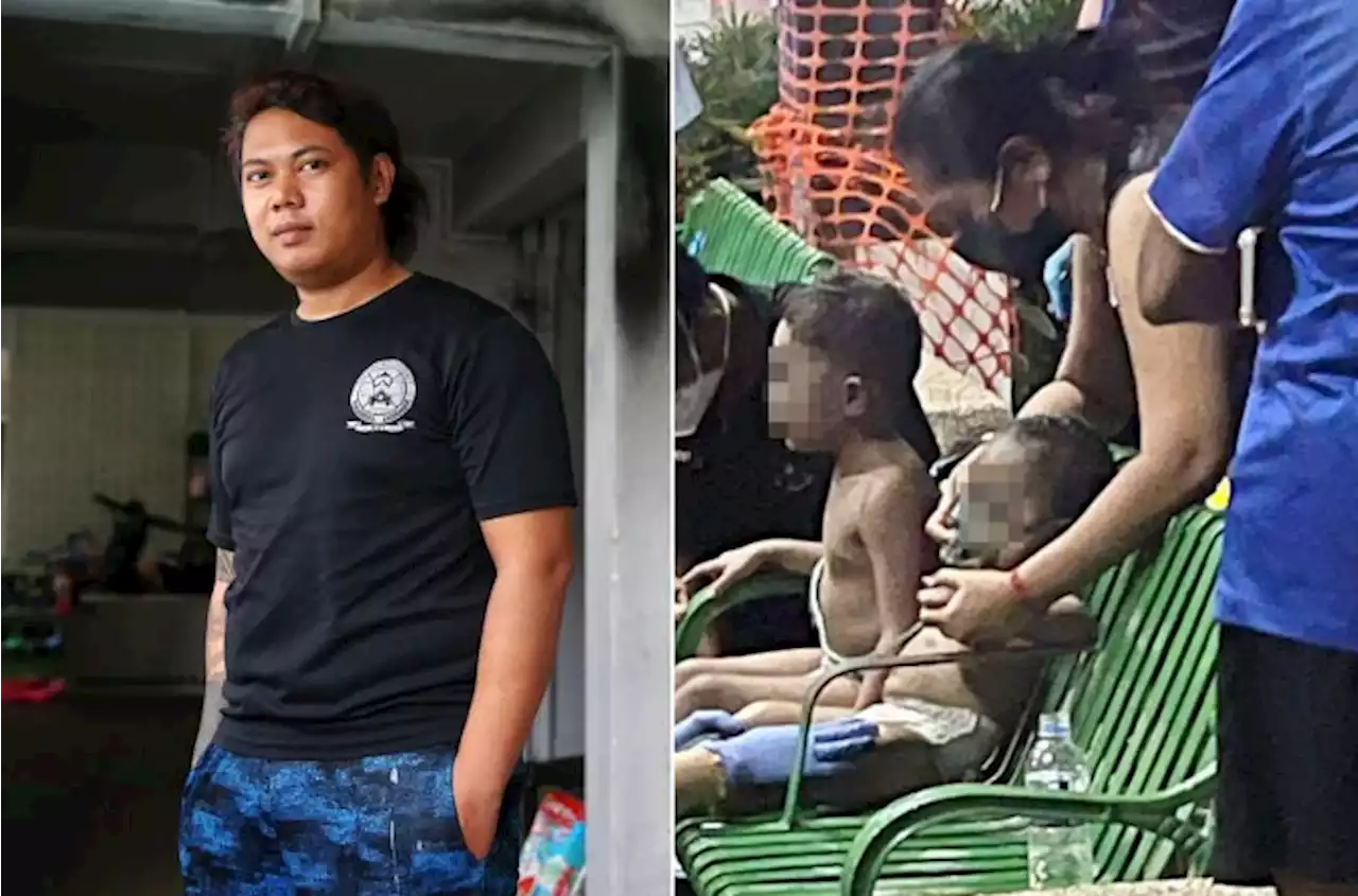 Residents rush to help when they learn of toddlers in burning Marsiling flat