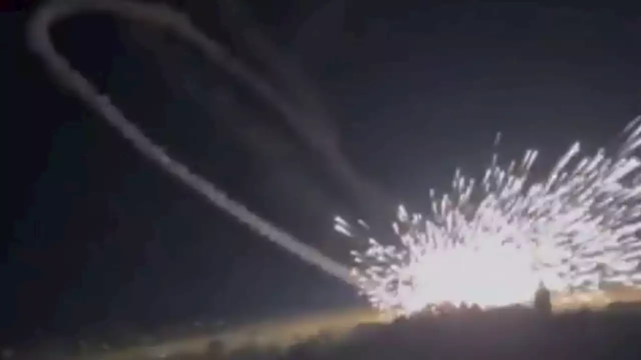 Moment Russian missile fails during launch and ‘blows up Putin’s troops’