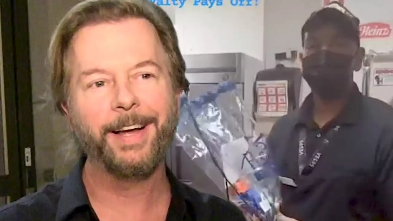 David Spade Donates Thousands to Viral Burger King Employee