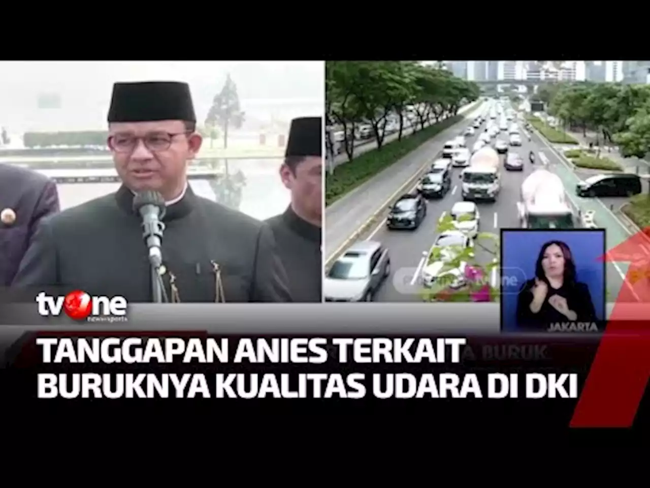 Anies Baswedan Buka Suara Terkait Buruknya Udara Jakarta - tvOne