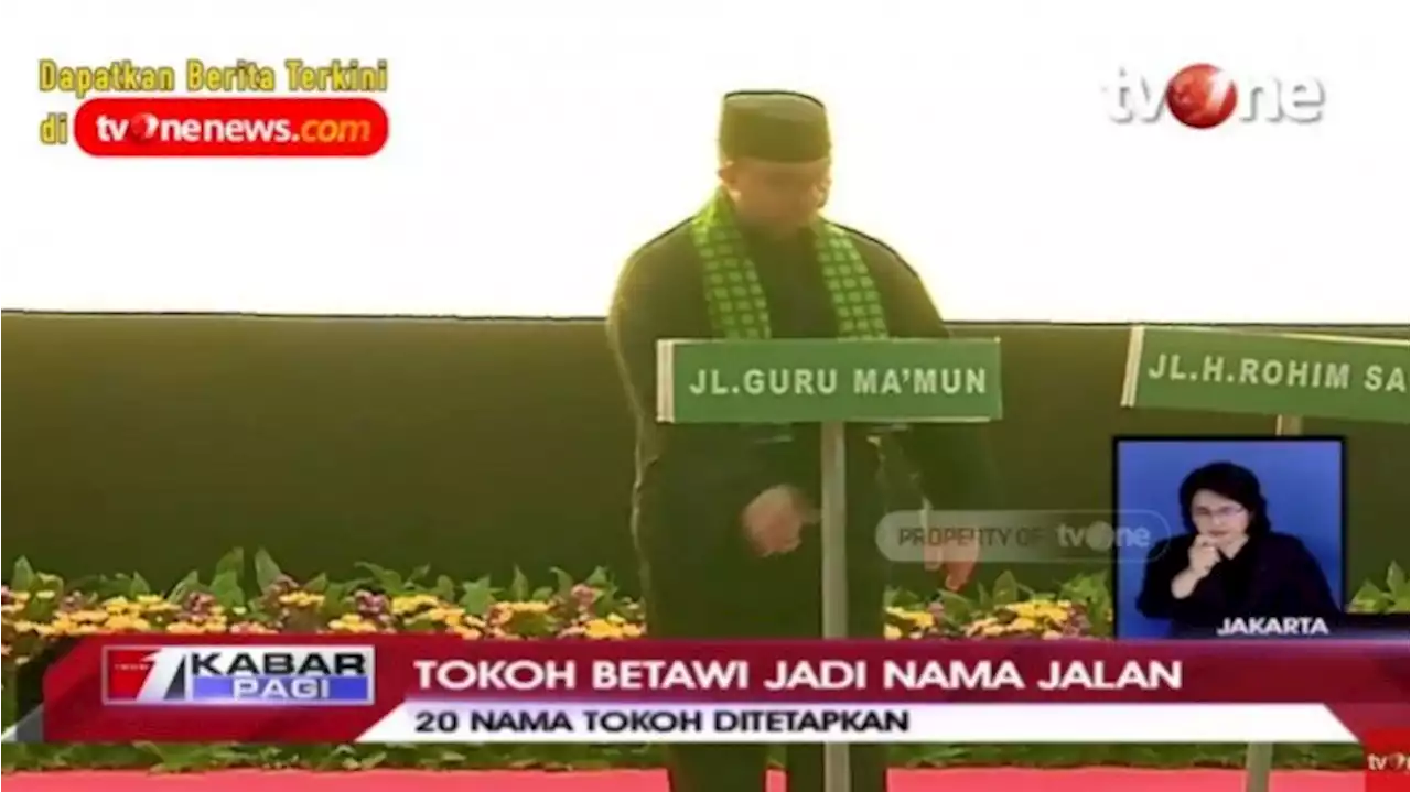 Warga Keluhkan Nama Jalan Baru, Pemkot Jakpus Klaim Sudah Musyawarah