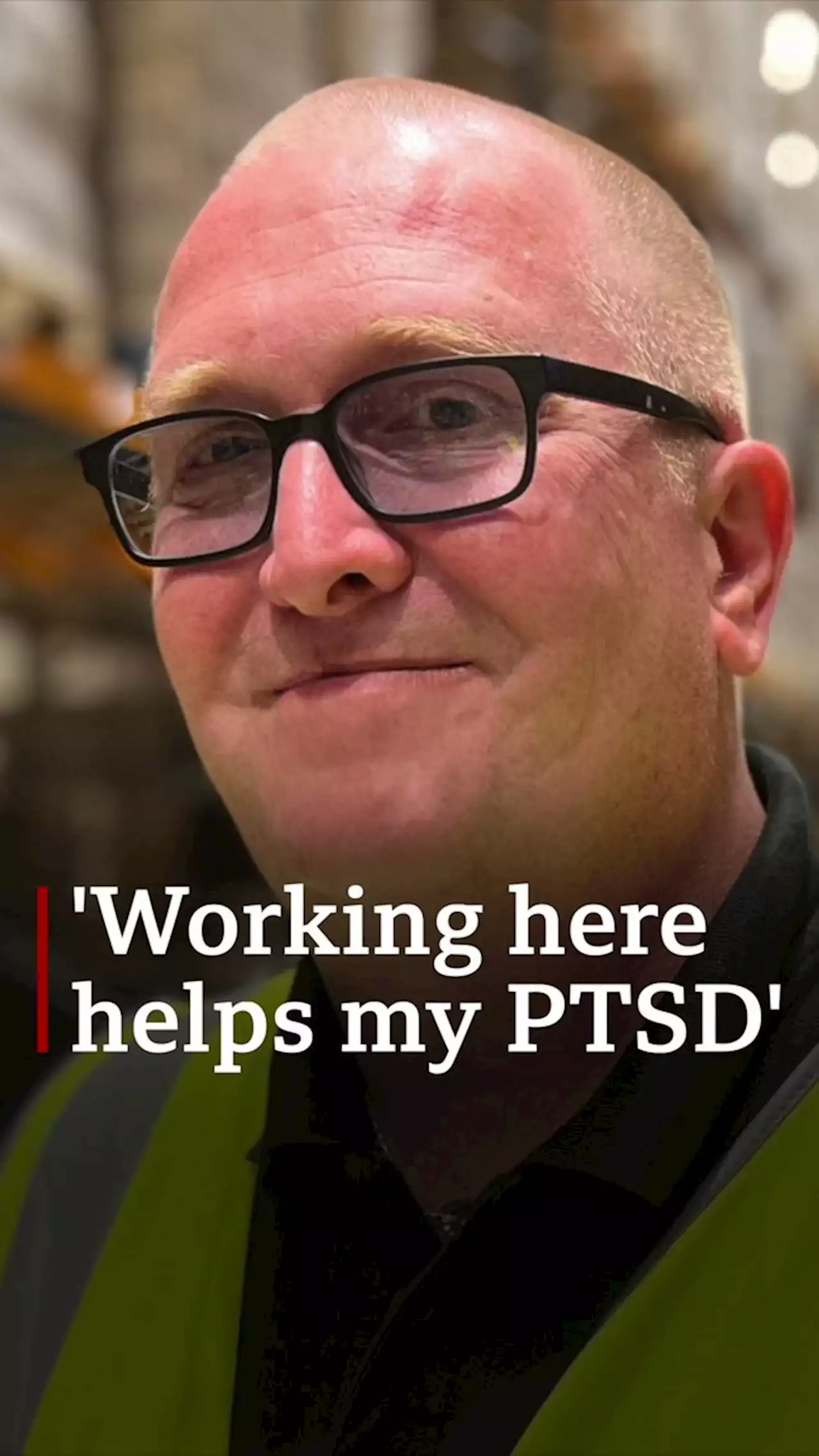 'Working here helps my PTSD'