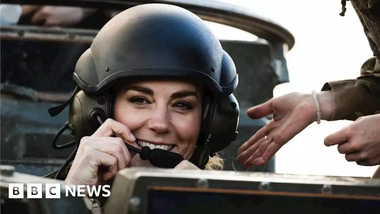 Duchess of Cambridge releases photos of visit to army training