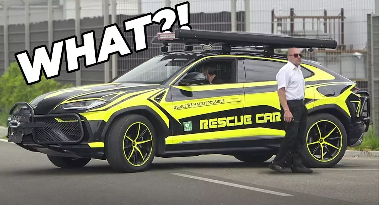 Lamborghini Seems To Be Testing The Urus Rescue Car Once Again In New Video | Carscoops