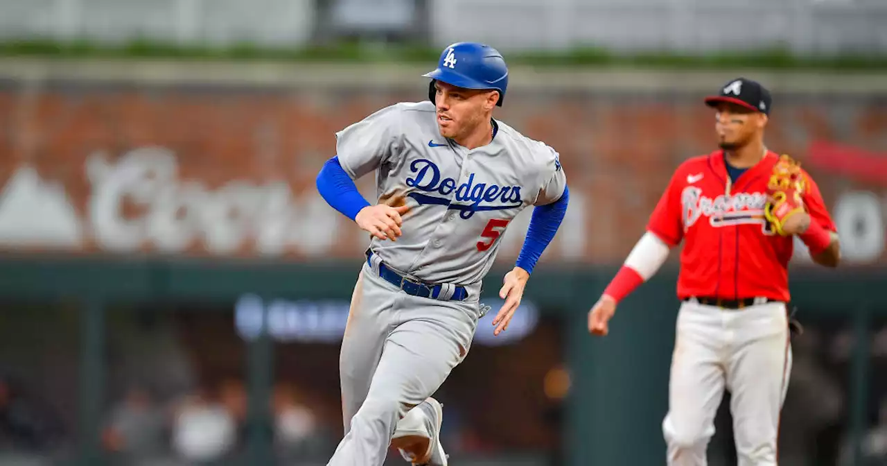 Turner homers, Dodgers stop Braves 4-1 in Freeman's return