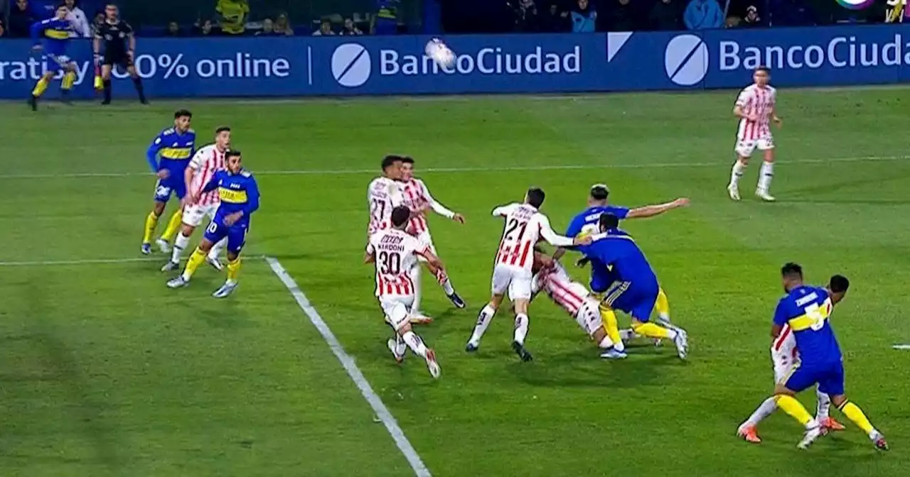 Boca: del penal revisado por VAR y no cobrado al gol de penal