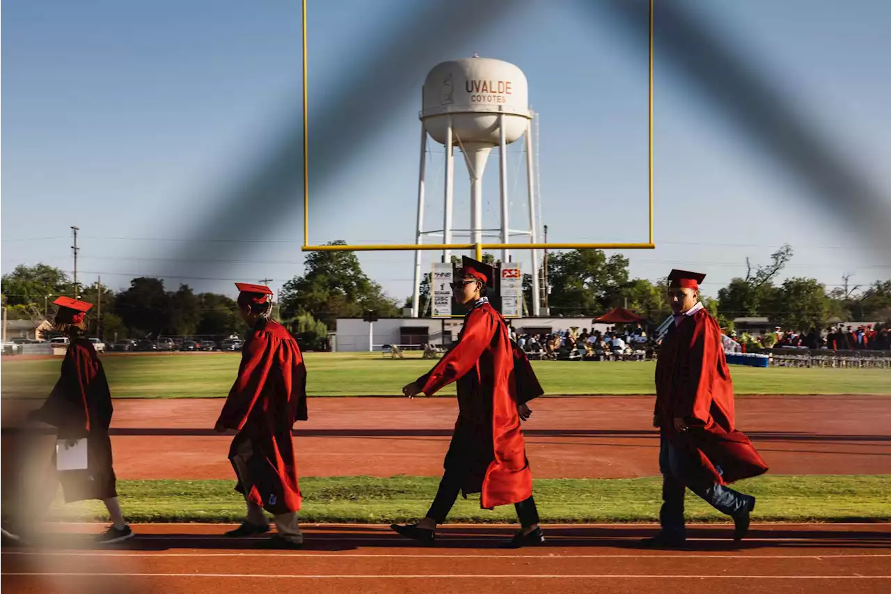 A Uvalde graduation ceremony steeped in loss, resiliency