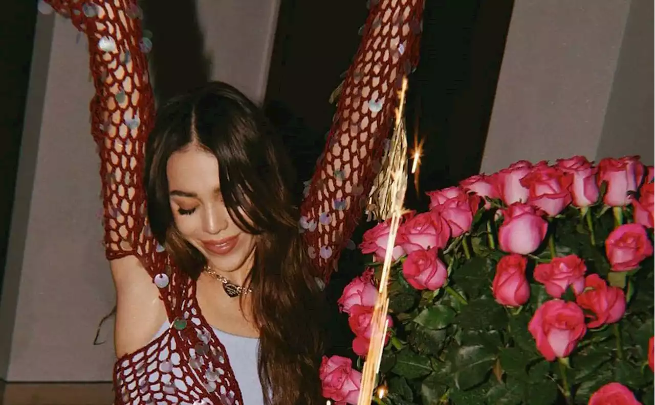 Así fue la íntima fiesta con el que Danna Paola celebró su cumpleaños 27