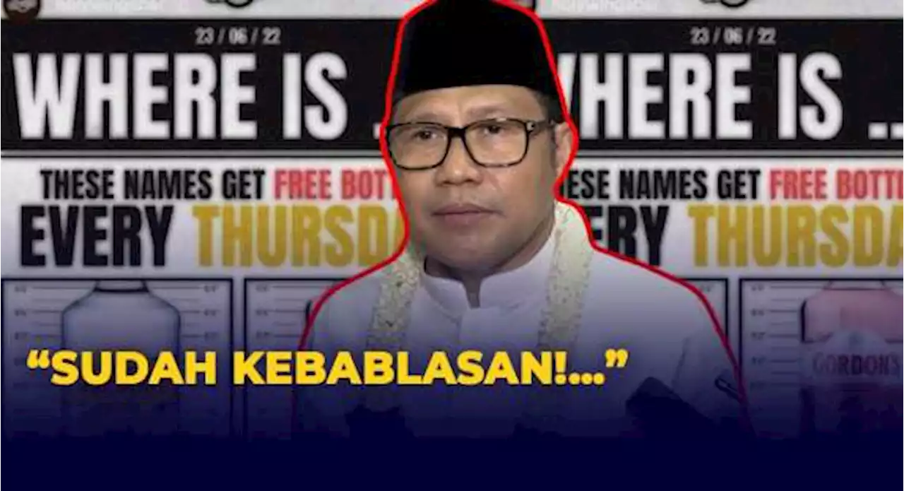 Cak Imin Kutuk Keras Promosi Bernuansa SARA yang Dilakukan Holywings: Kebablasan!