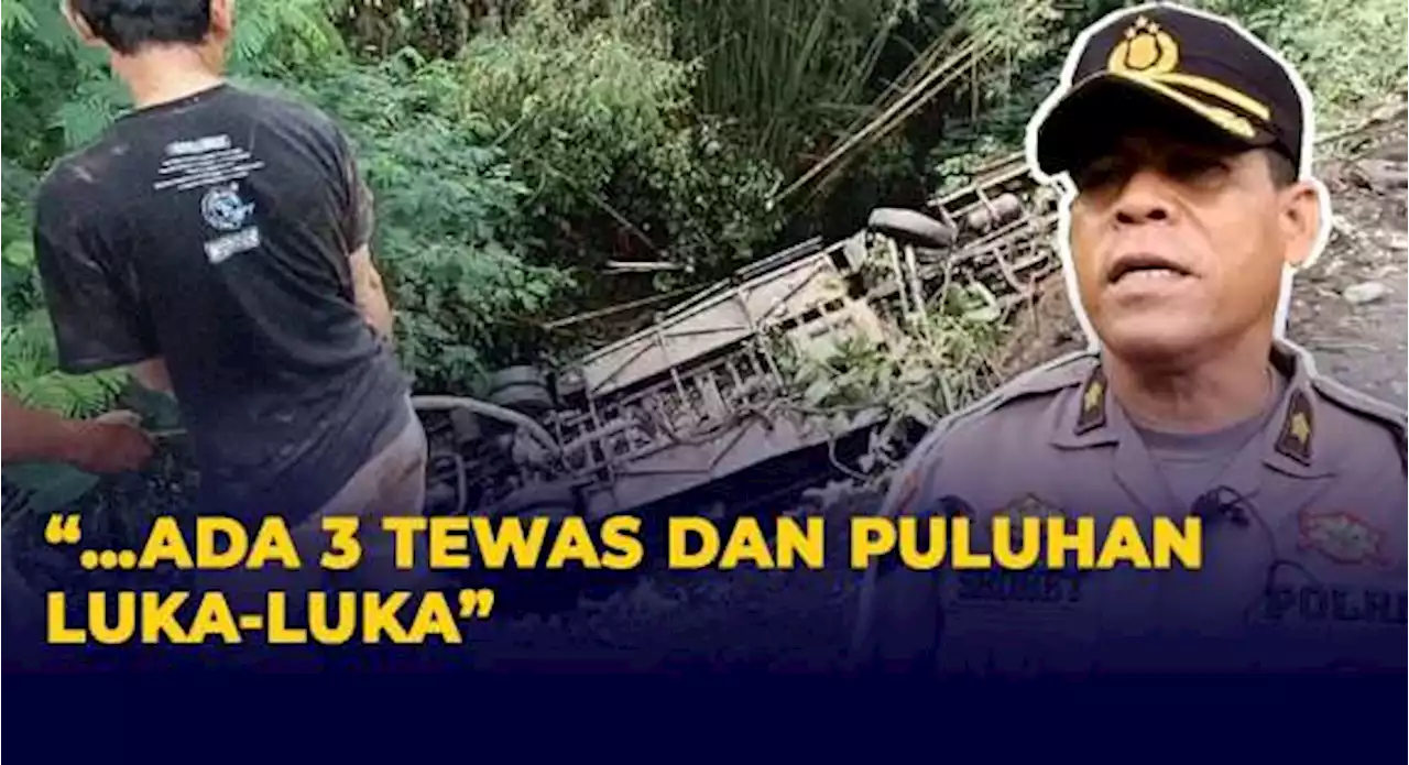 Kecelakaan Maut Bus Rombongan Guru SD Masuk Jurang di Tasikmalaya, 3 Penumpang Tewas