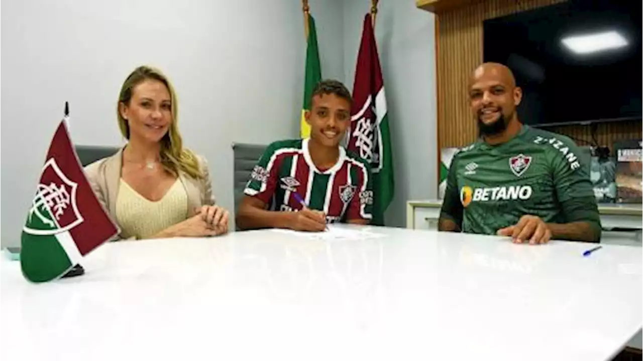 Fluminense assina contrato com filho de Felipe Melo até 2025