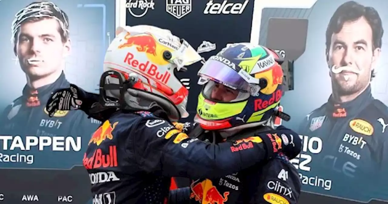 Checo Pérez y Verstappen bromean y presumen su buena relación