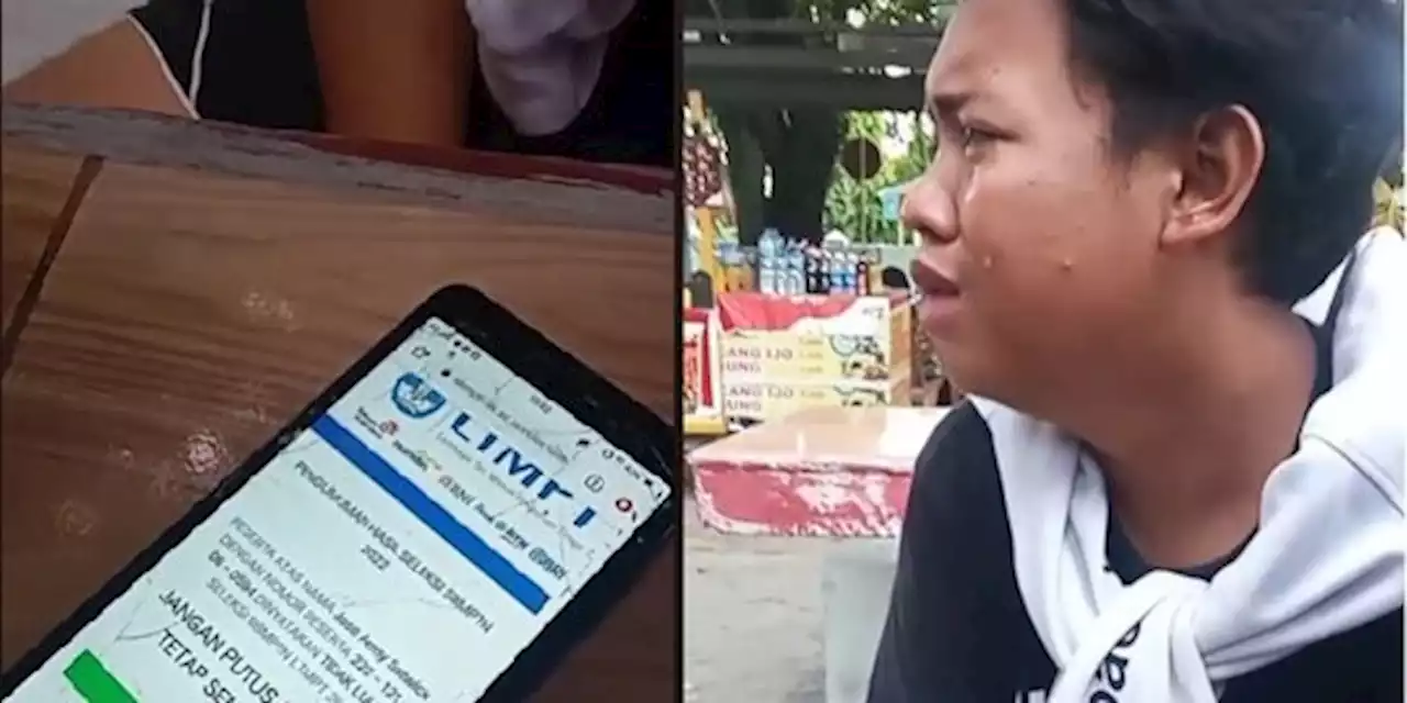 Viral Murid Menangis Sesenggukan karena Tak Lolos SBMPTN: Udah Habis Uang Mamaku | merdeka.com