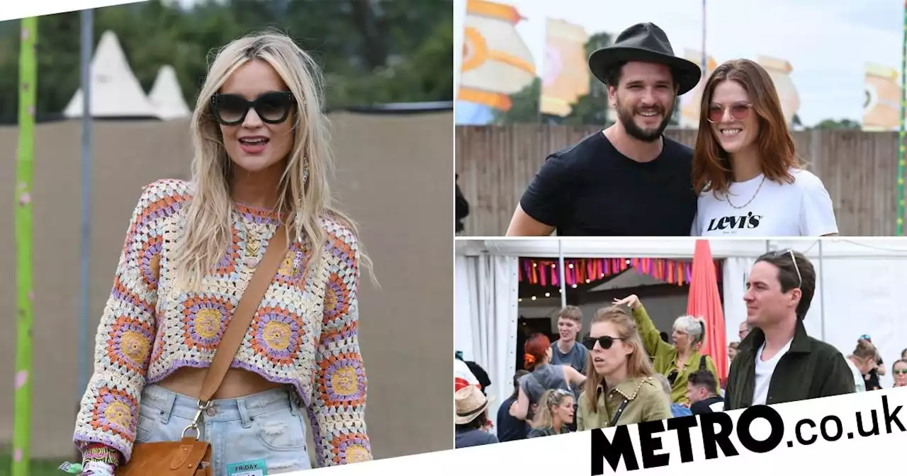 Celebs at Glastonbury: Kit Harington and Laura Whitmore lead arrivals