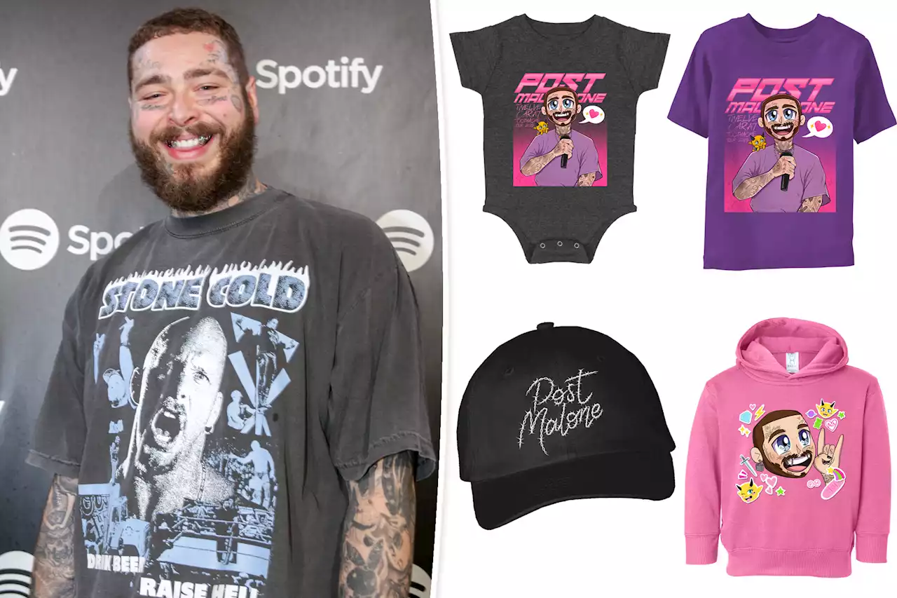 Post Malone launches merch for ‘little rockstars’ after welcoming baby girl