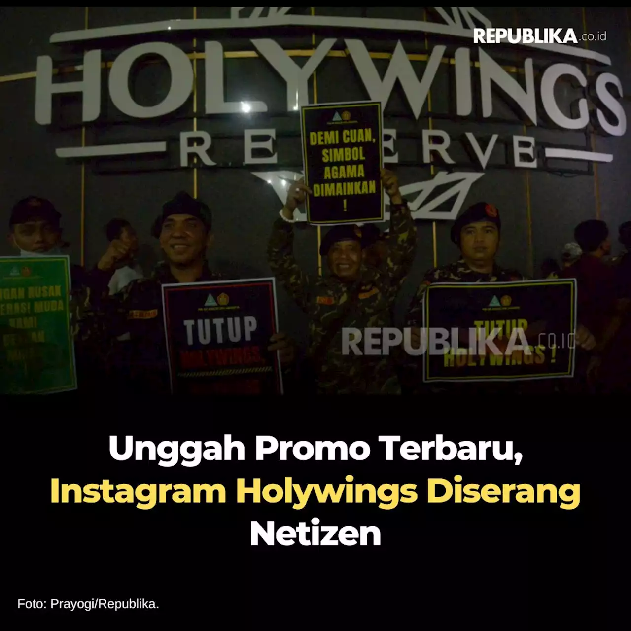 Unggah Promo Terbaru, |em|Instagram|/em| Holywings Diserang Netizen |Republika Online