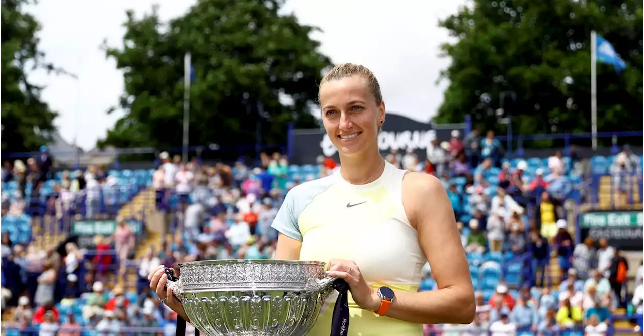 Kvitova surges past Ostapenko to claim Eastbourne crown