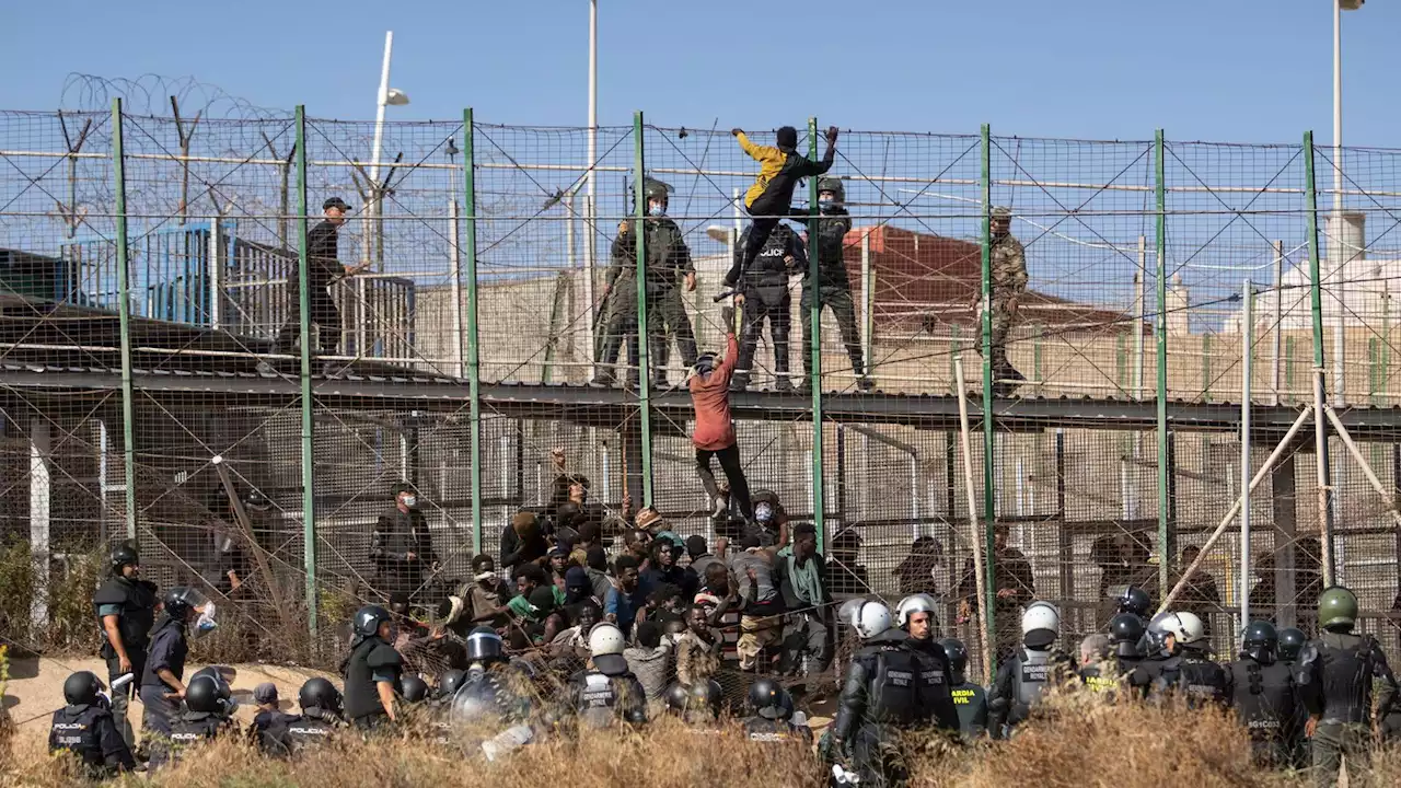 Eighteen migrants die in 'stampede' during attempt to cross into Spanish enclave of Melilla, Moroccan authorities say