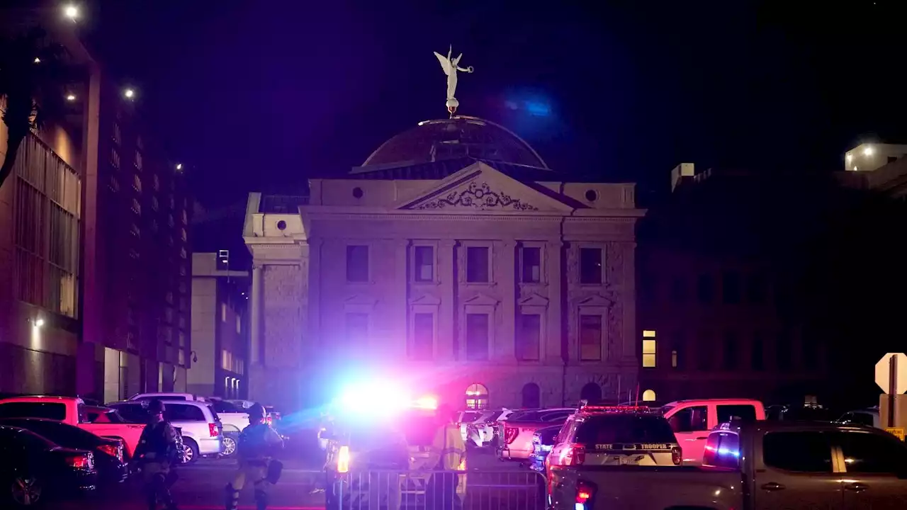 Officers tear gas protesters banging on Arizona Senate windows