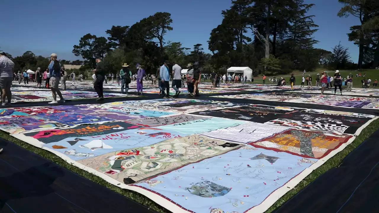 Historic outdoor display marks the 35th anniversary of AIDS Memorial Quilt