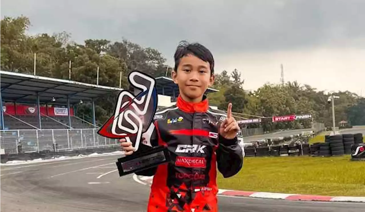 Juara di Sentul, Abyan Aqila Tatap Kejuaraan Gokar Italia