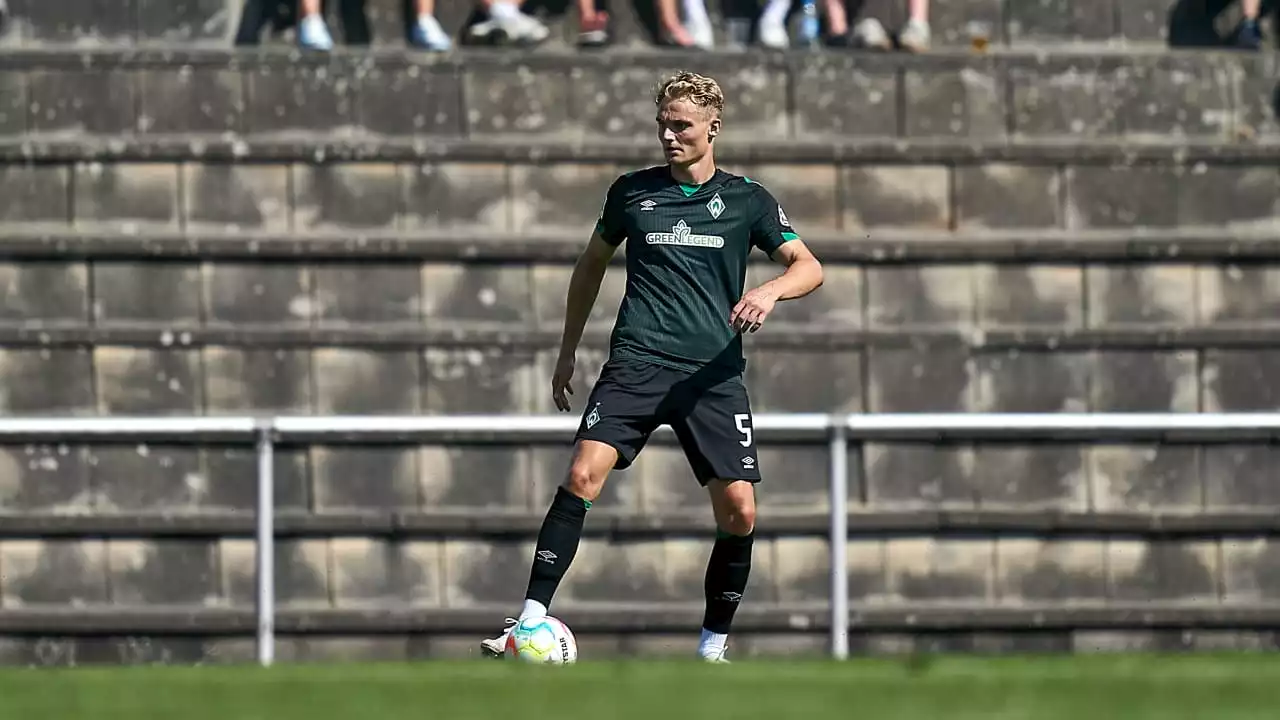 Amos Pieper unzufrieden mit Debüt bei Werder Bremen