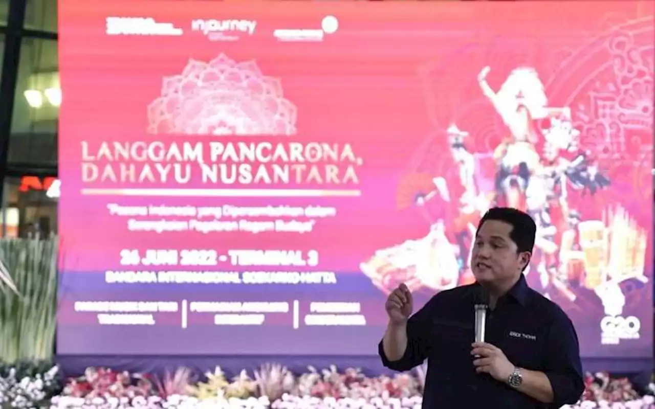 Bandara Jadi Pintu Masuk Indonesia, Erick Thohir Ingin Beri Akses Seniman Lokal | Ekonomi - Bisnis.com