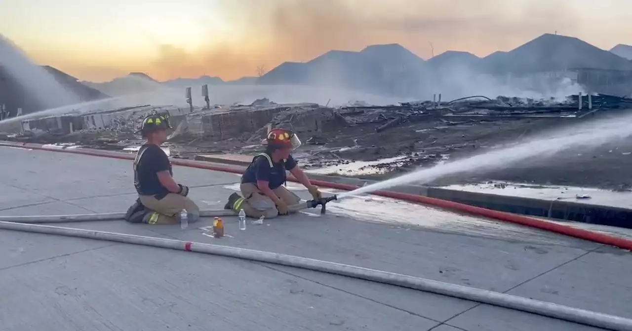 7 McKinney homes under construction destroyed, damaged in fire