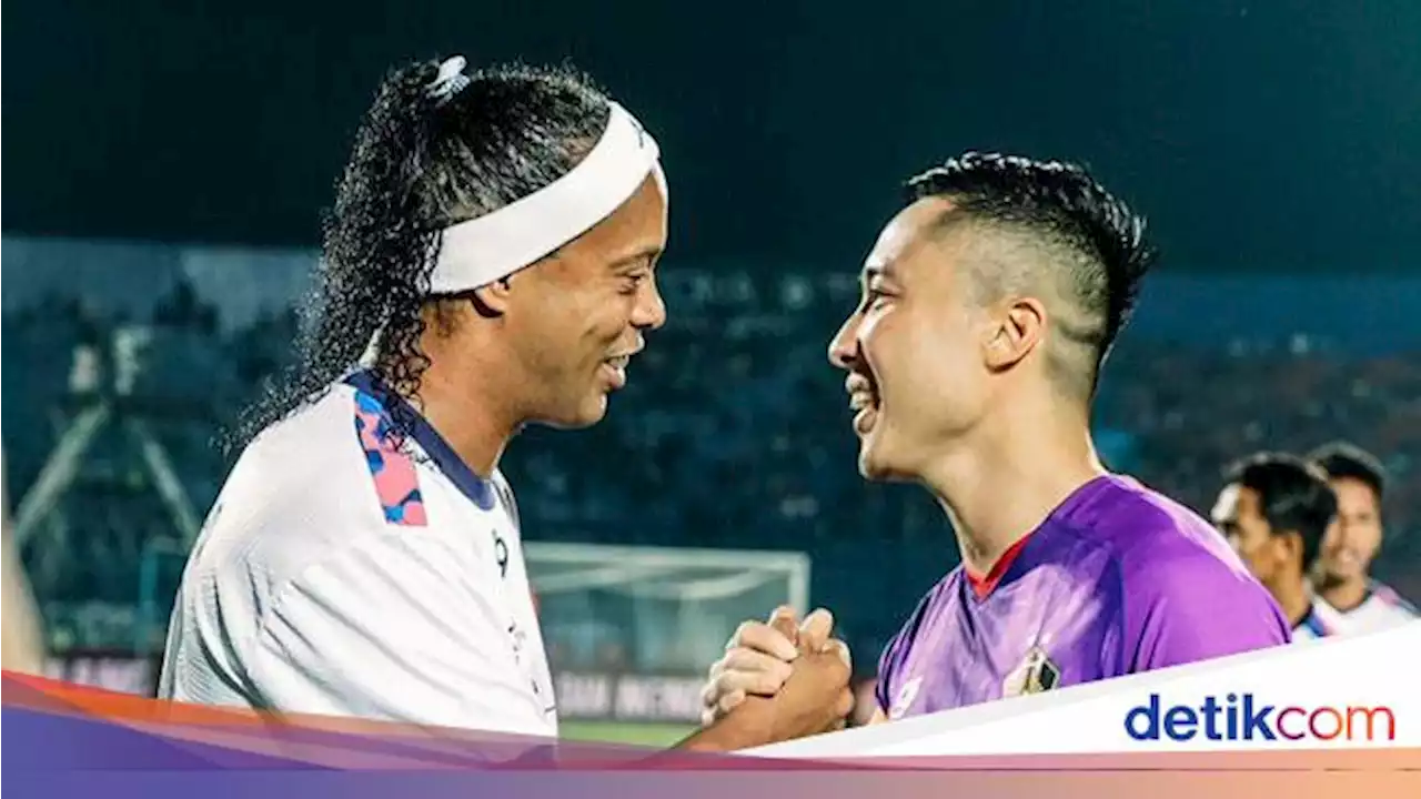 Trofeo Ronaldinho: Persik Juara, Ronaldinho Cuma Main 30 Menit