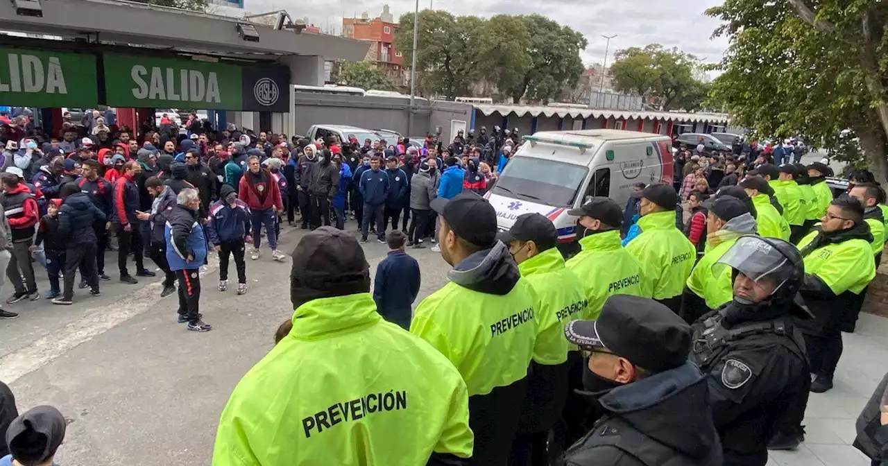 La bronca en Boedo tras el empate