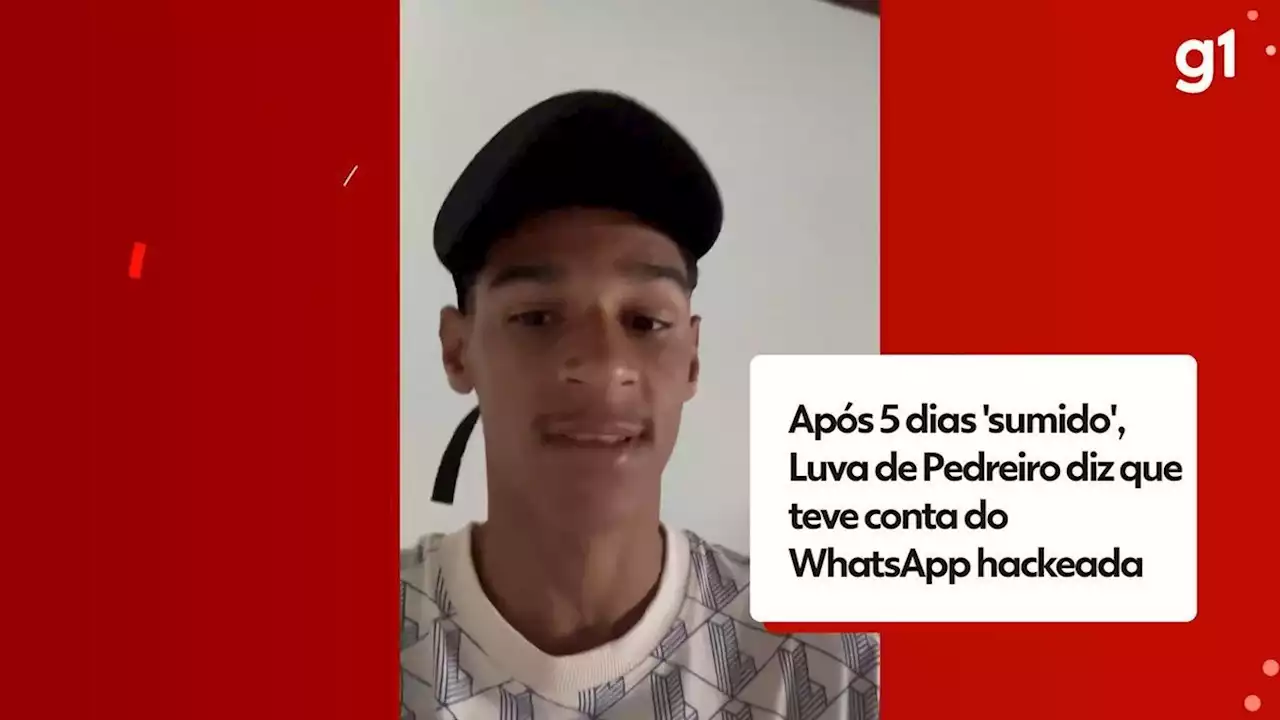 Após cinco dias 'sumido', Luva de Pedreiro diz que teve conta do WhatsApp hackeada: 'Eu estou bem, graças a Deus'