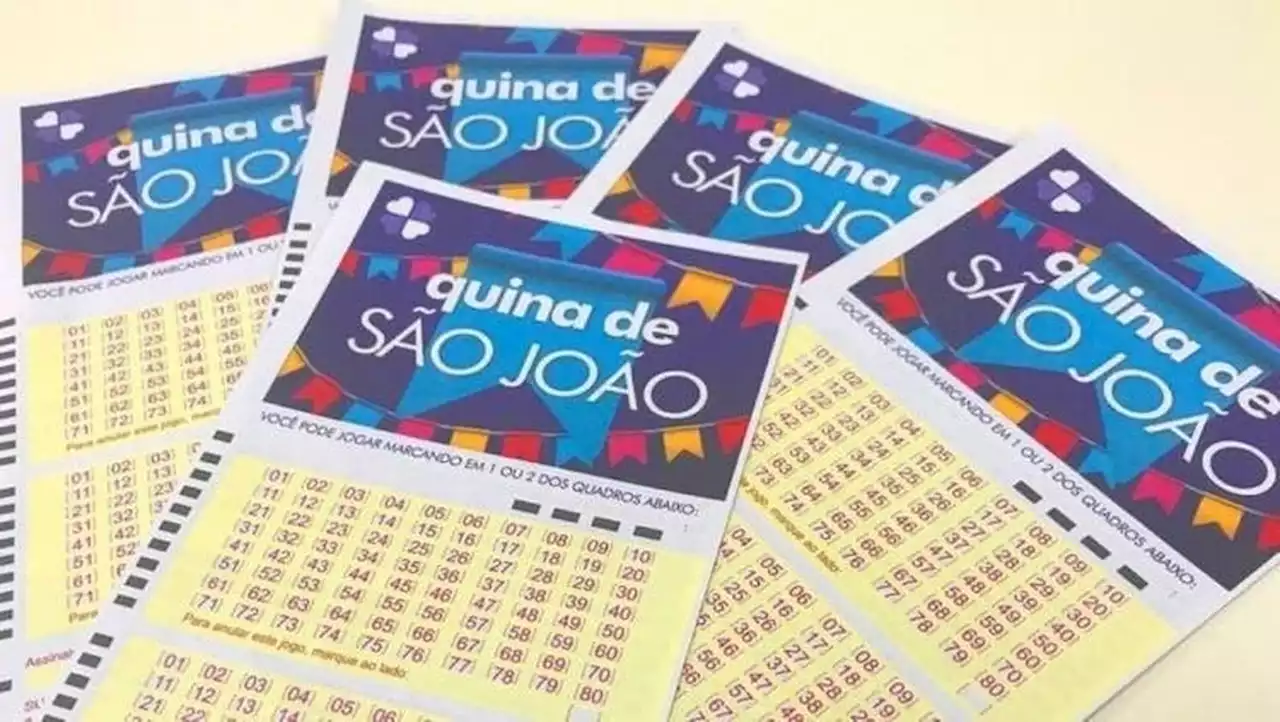 Quina de São João: veja as dezenas sorteadas do concurso 5.881