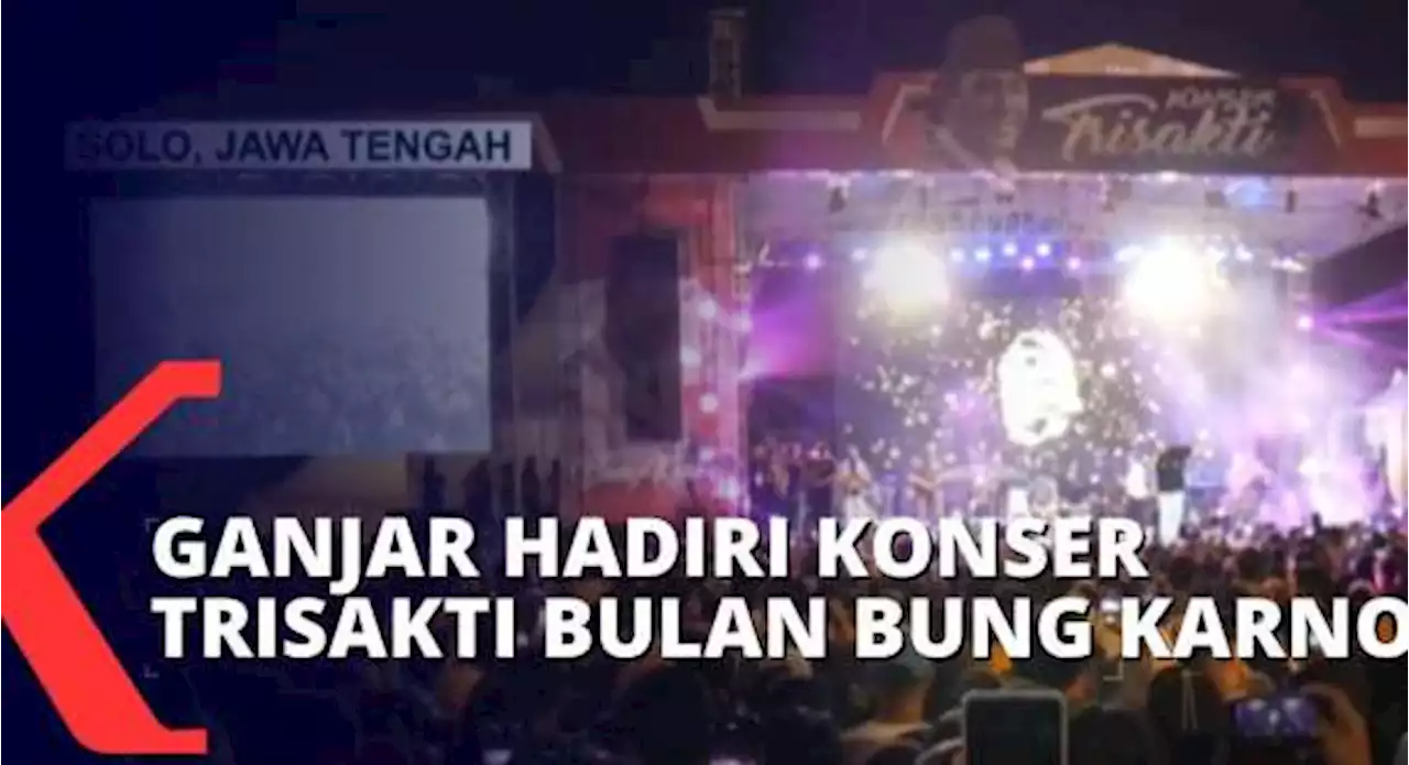 Peringatan Bulan Bung Karno, Warga Solo Antusias Nonton Konser Trisakti Sambil Menikmati Kuliner!