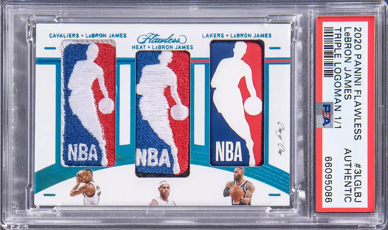 LeBron James card sells for $2.4M, but it’s not the record