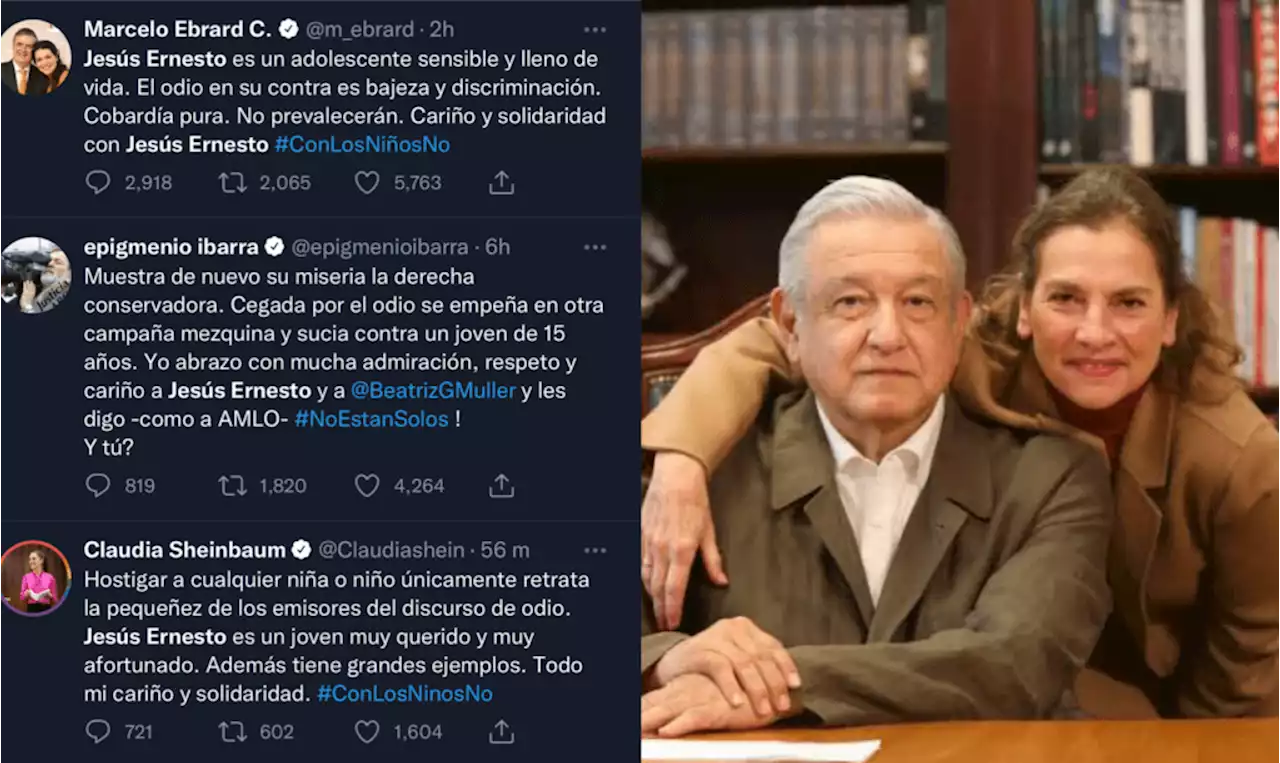 “Con los niños no”: 4T defiende a hijo menor de AMLO contra burlas sobre su físico