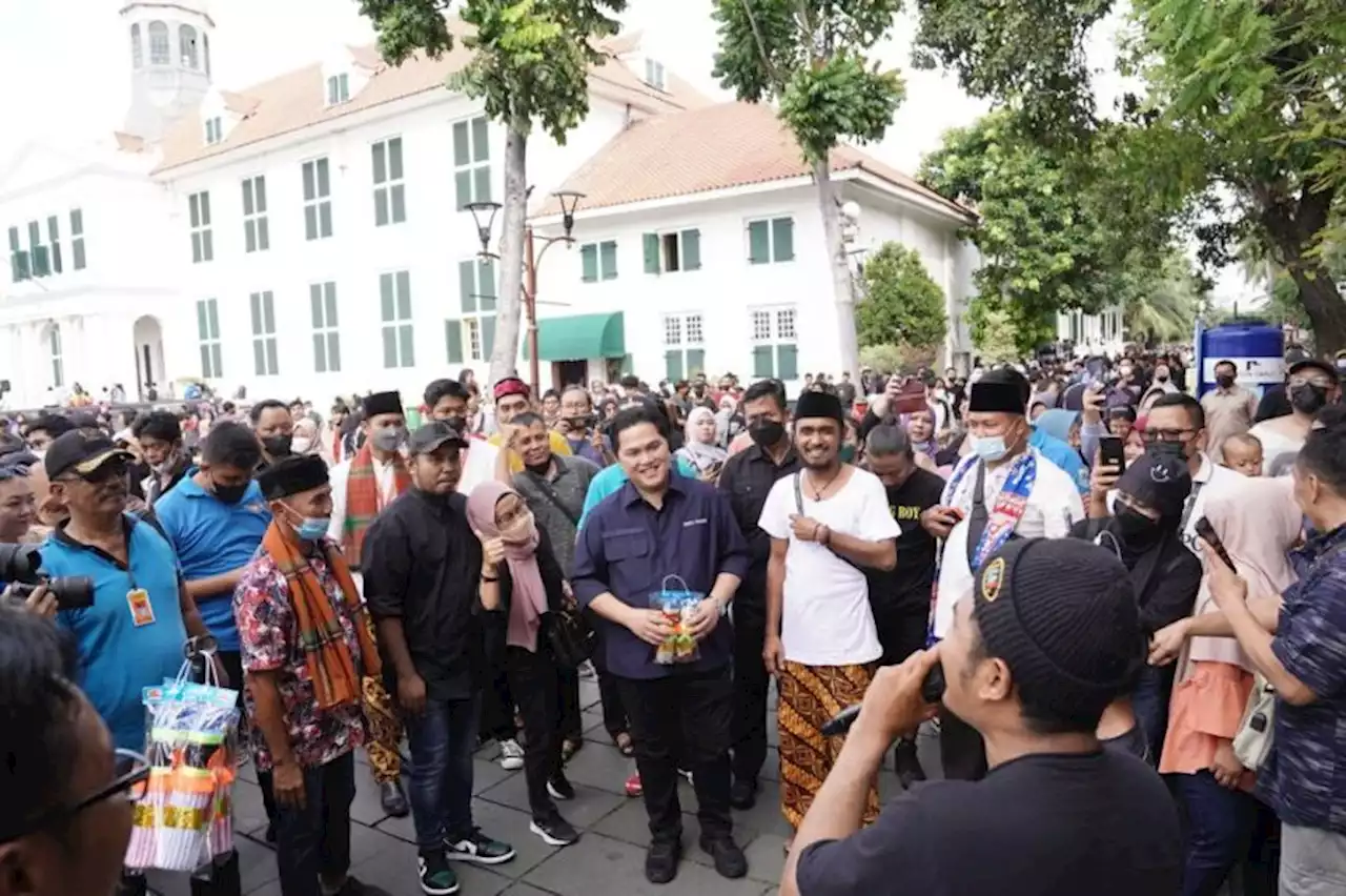 Tak Hanya Sarinah, Erick Thohir Ingin Kota Tua Punya Wajah Baru