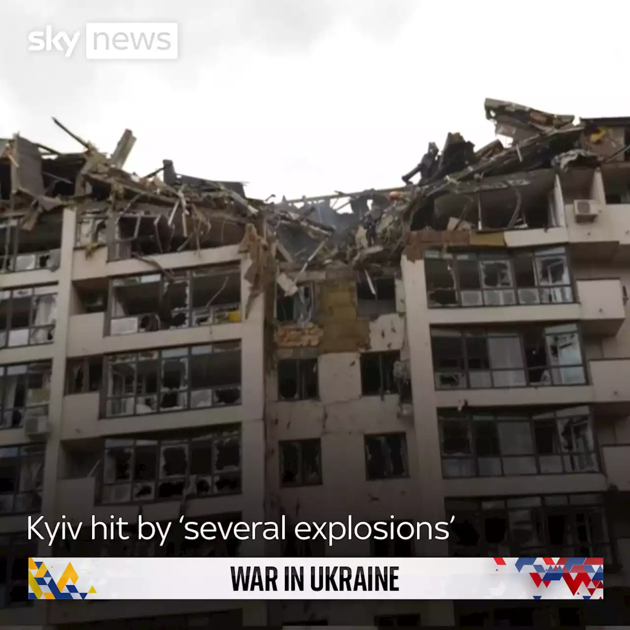 Ukraine news live: Kyiv attack 'murderous cowardice', ambassador says; blasts in central city; G7 leaders gather in Germany