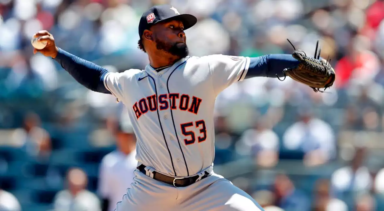 Astros throw combined no-hitter in win over Yankees