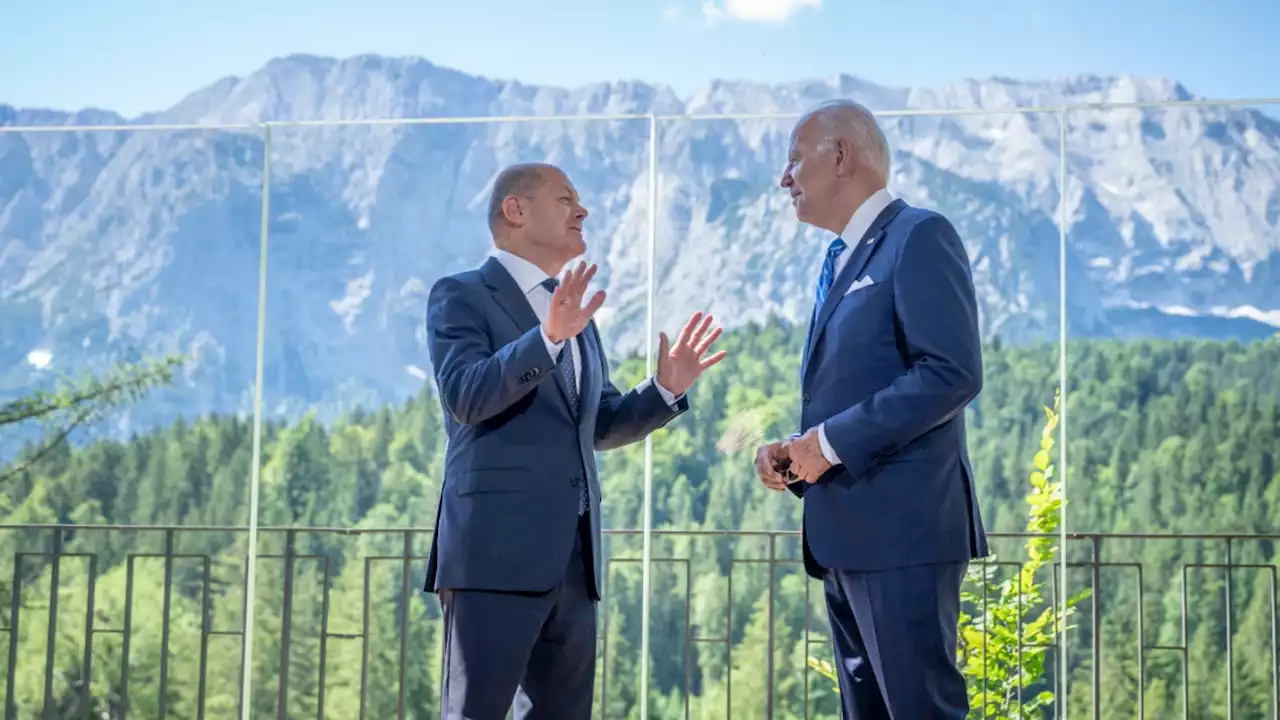 Biden und Scholz auf dem G7-Gipfel - Positiver Auftakt