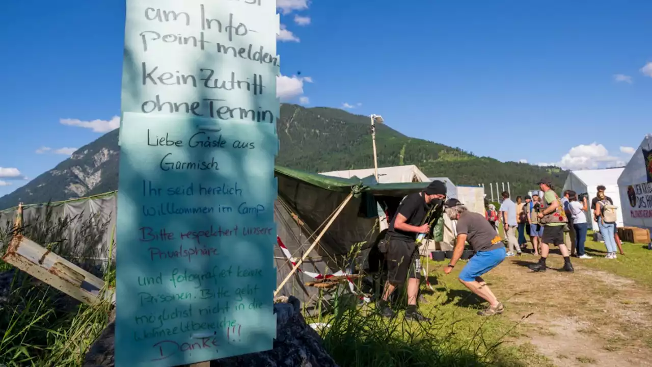 G7-Gipfel: Eine Reportage über das Leben im Protestcamp