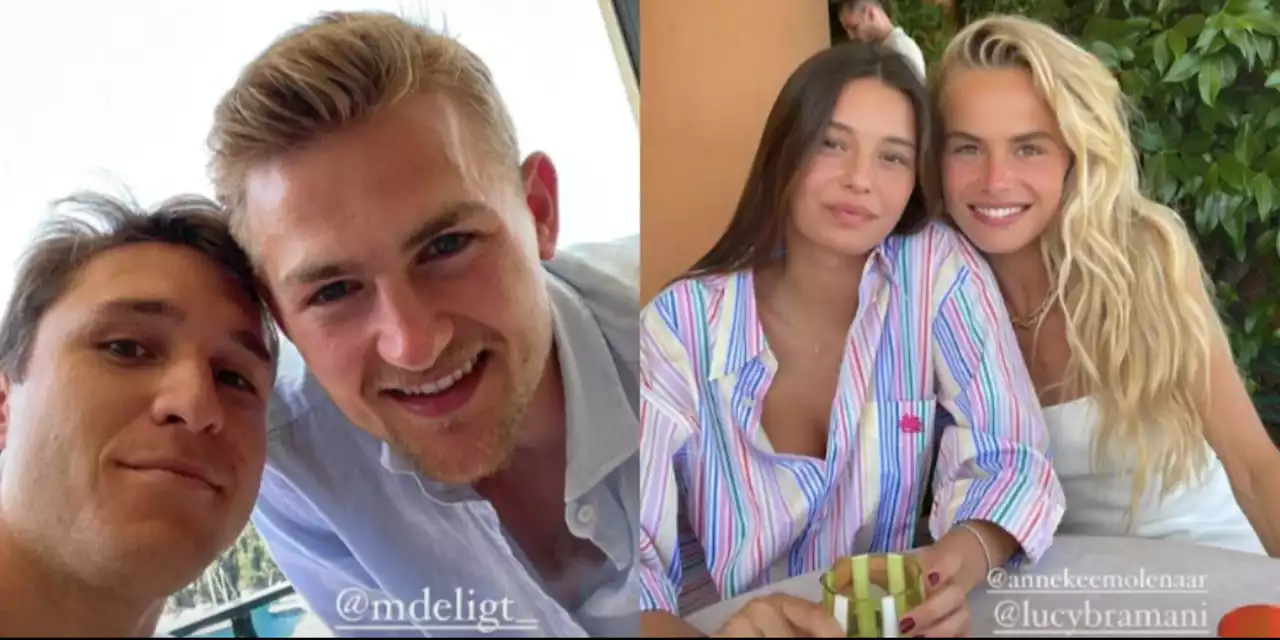 Relax De Ligt e Chiesa con le ladies: vacanze da Juve